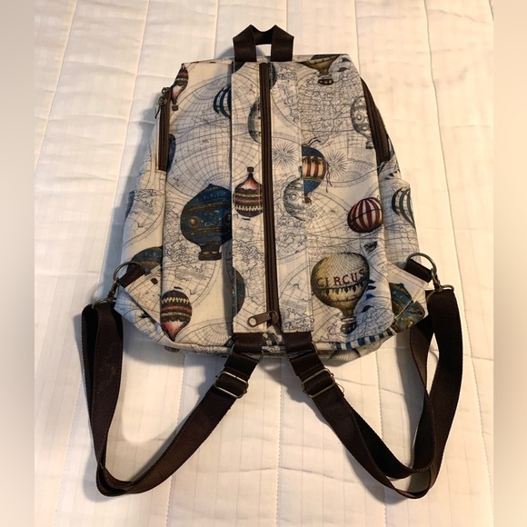 Uma Hana Waterproof Enjoy The Little Things Circus Flying Air Balloon Backpack - Picture 4 of 16